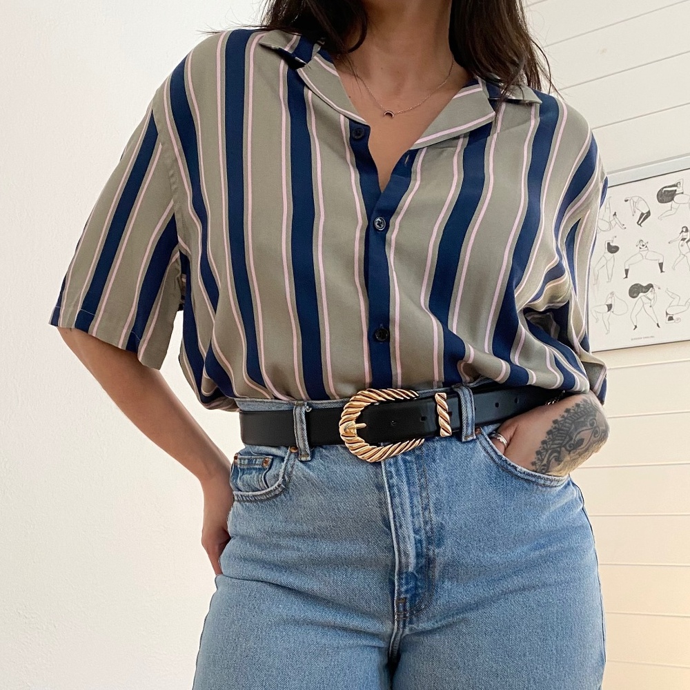 The kooples silk button up shirt